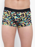Men's Anti-Bacterial Micro Modal Trunks Yellow BLue Cocktail