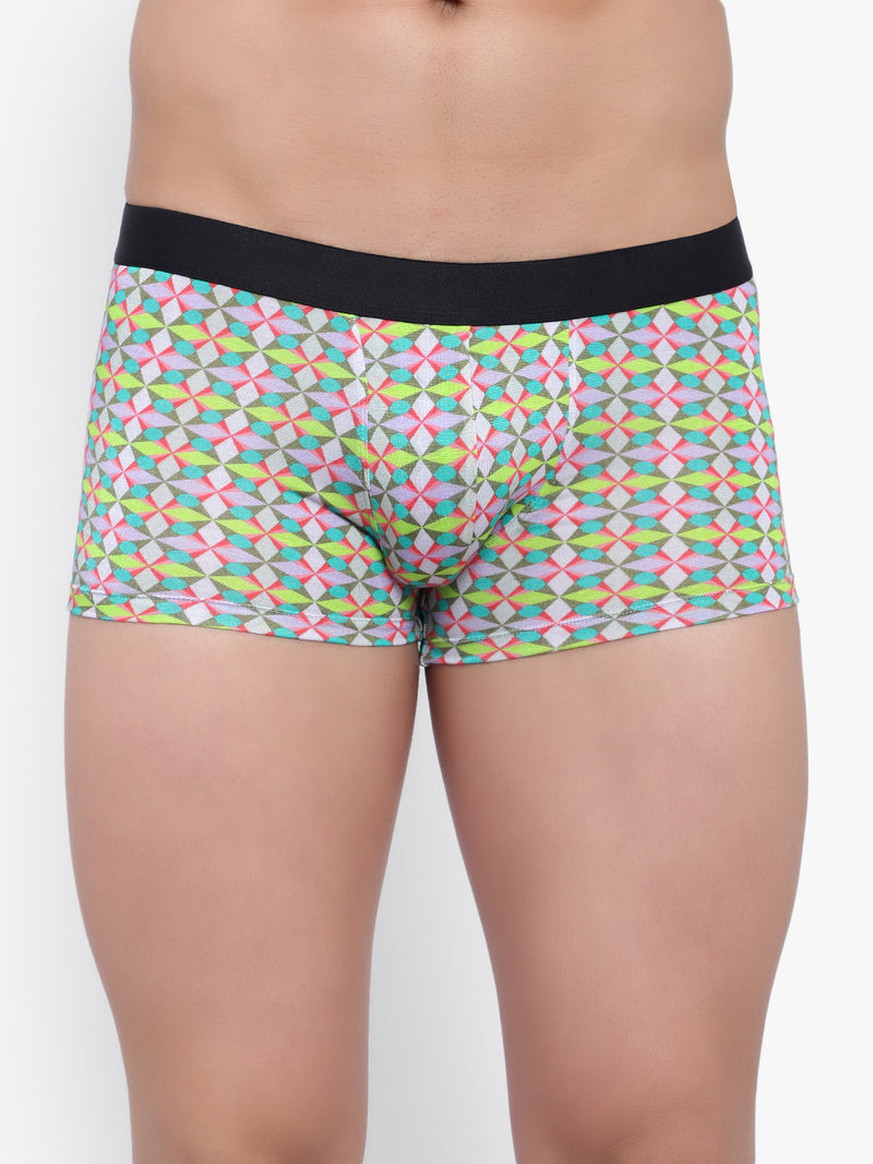 Men's Anti-Bacterial Micro Modal Trunks BLue Black Cocktail