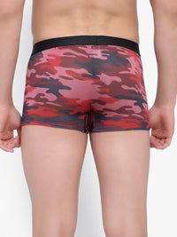 Men's Red camouflage Anti-Bacterial Micro Modal Trunks