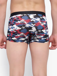 Men's Blue Black camouflage Anti-Bacterial Micro Modal Trunks
