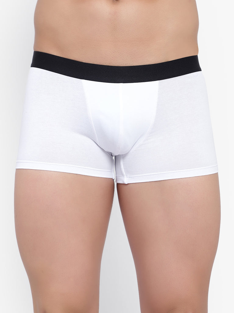 Buy Anti-Bacterial Cloud Bamboo White Men's Trunk - Bruchi Club