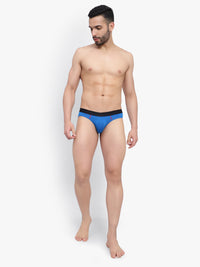 Men's Anti-Bacterial Red Blue Bamboo Briefs