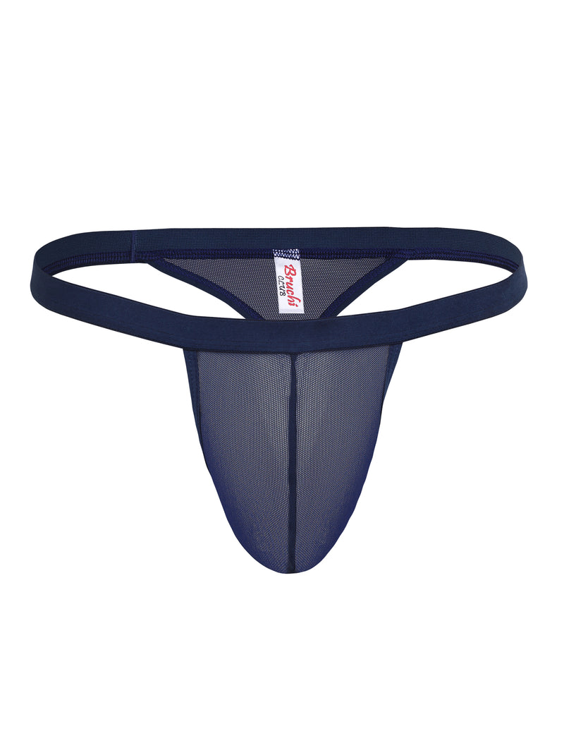Bruchi Club See Through Black And Daisy Yellow Mens Thong Combo