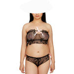 Women's Sheer Lace See Through Lingerie set