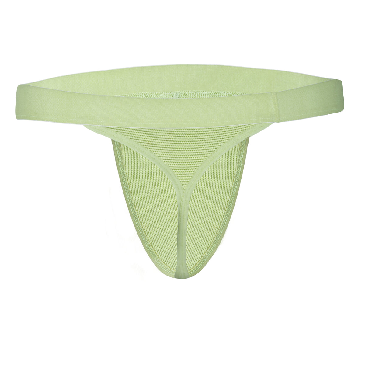 Bruchi Club Side String Wild Green See Through Men Thong