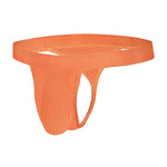 Bruchi Club Side String Tiger Orange See Through Men Thong