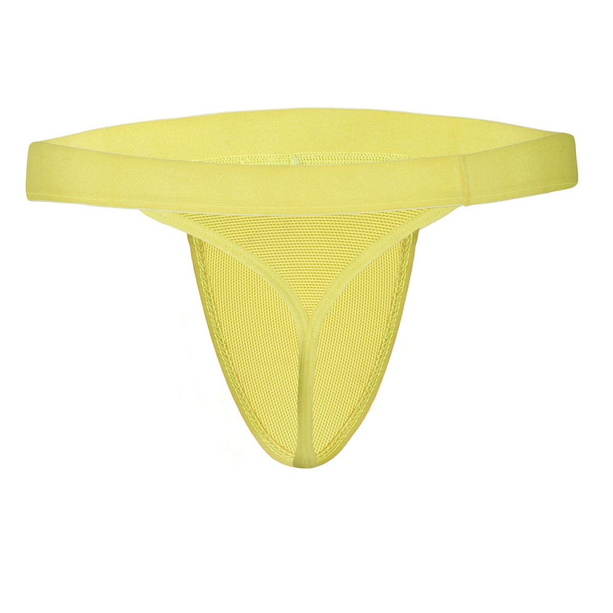 Bruchi Club See Through Black And Daisy Yellow Mens Thong Combo